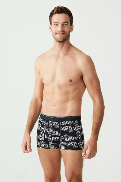 Men's Navy - Navy Mélange 3-Pack Boxer Shorts