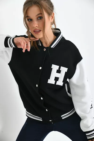 Unisex Geborduurde Collegejas