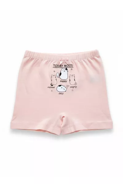 أوزكان  طقم من 5 قطع شورت بوكسر للبنات بألوان ونقوش متنوعة من القطن الناعم والمريح