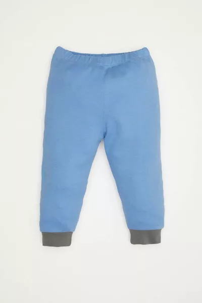 Baby Boy Pajama Set Car Print Long Sleeve Top with Elastic Waist Long Pants 