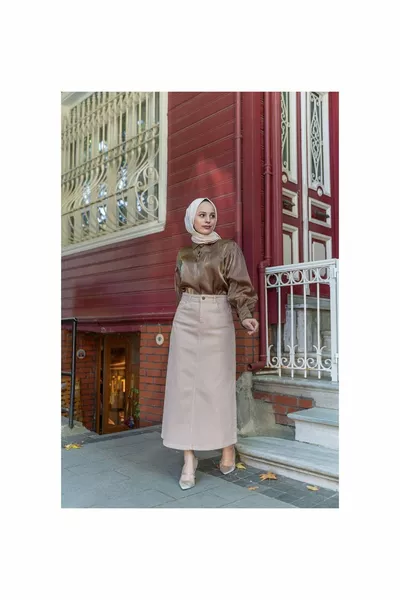 Hijab Skirt Almond