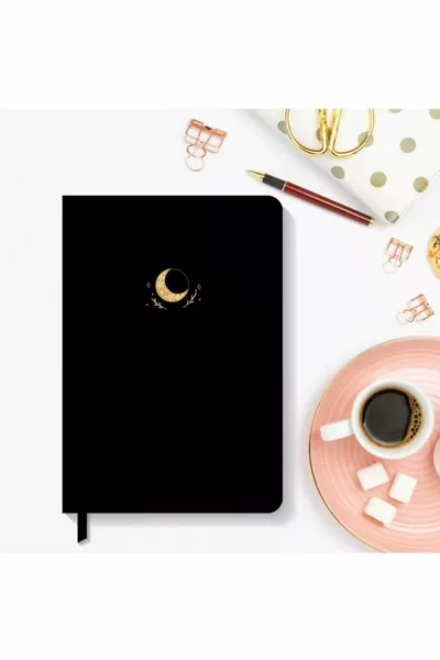 Notebook Rigido Copertina Punteggiata , Cm Taccuino Hardcover Nero
