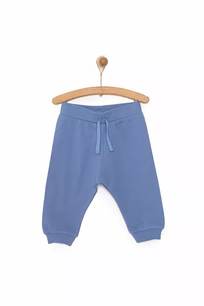 HelloBaby Boys' Sweatpants with Fleece Fabric and Drawstring Ribbed Cuffs