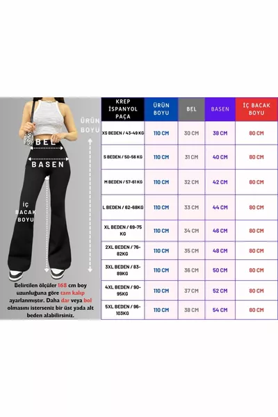 Pantaloni da donna in pile invernale nero con gamba spagnola in lycra collant