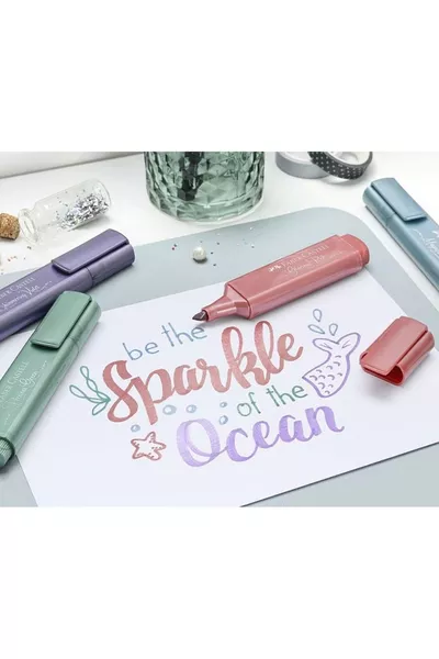 Неоновые ручки , металлические, набор из 4 штук