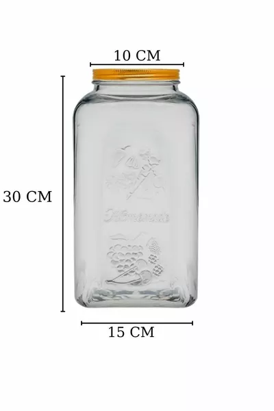 Bocaux de conserves maison de 5 L de cornichons - 2 pièces