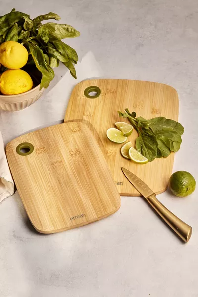 Бамбукова дъска за рязане Luna 2 броя