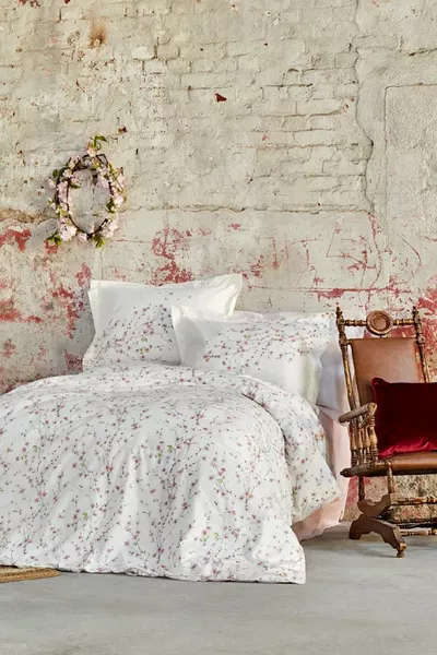 Annata Somon % Cotton Double Duvet Cover Set