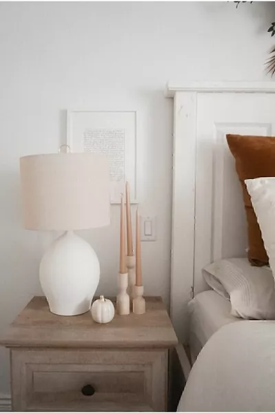 Комплект от 3 свещника Renka Tımber дървен дизайн