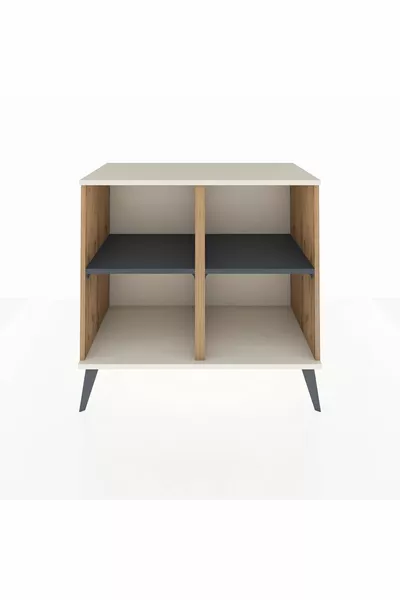 Hyperion Dresser 2-Shelf Pine-Tranite/Anthracite