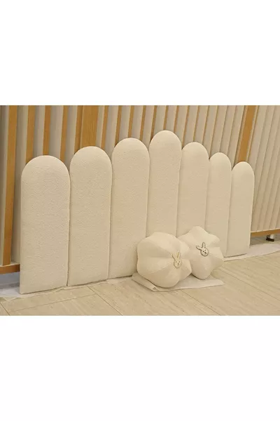 Headboard, Upholstered Bed Panel-(in cm)