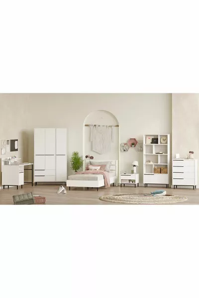 Ensemble de chambre d'enfant Ocean 6 pièces Blanc