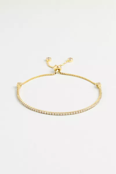 Su Yolu K Yellow Gold Plated Adjustable Silver Bracelet