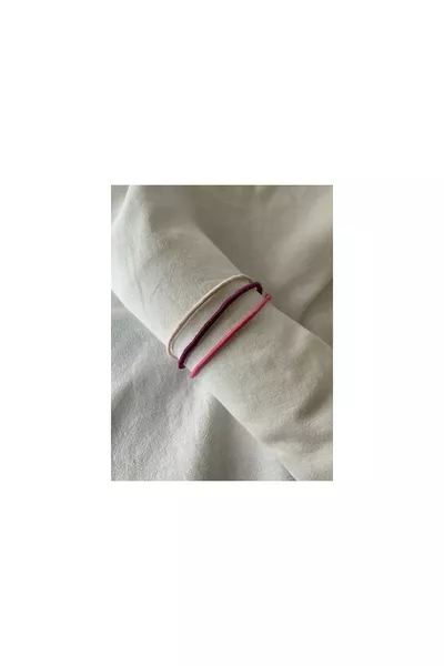 طقم أساور خيوط من 6 قطع