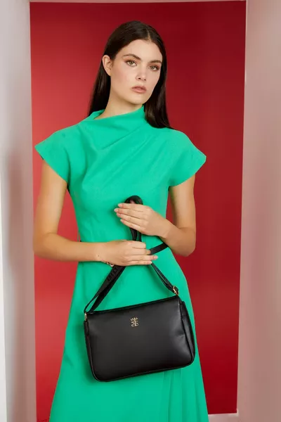 Black Lux Soft ASOS Women's Shoulder Bag 