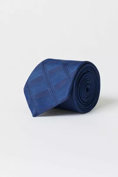 Men's Navy Patterned Navy Tie