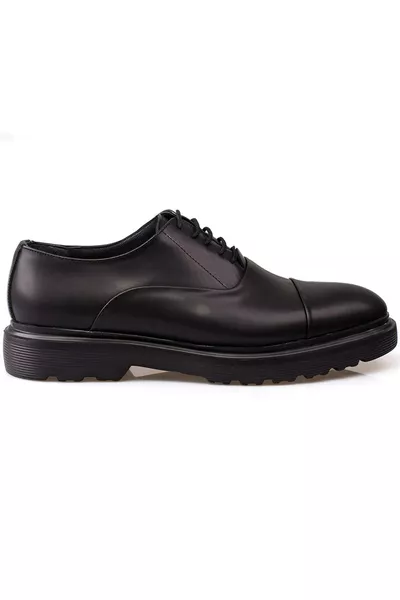 High-Heeled, Patent Leather and Matte Black Classic Men's Shoes Suitable for Wedding Suits and Formal Attire