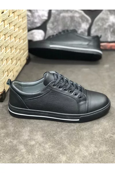 حذاء رجالي جلد طبيعي كامل تقويمي