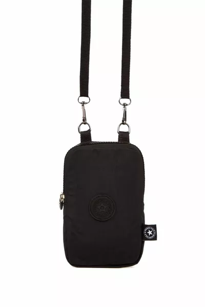 حقيبة كتف وخصر صغيرة للنساء، مقاومة للماء، بسحاب، بلون أسود، حجم الجيب للهاتف (الارتفاع:  سم، العرض:  سم)