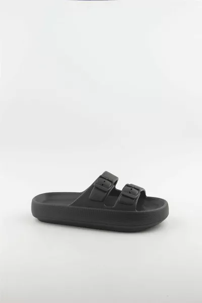 Дамски летни чехли с платформа и двойна катарама Akınalbella.