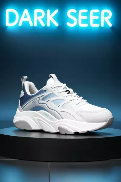 DS STORM Wit Mintgroene Unisex Sneaker