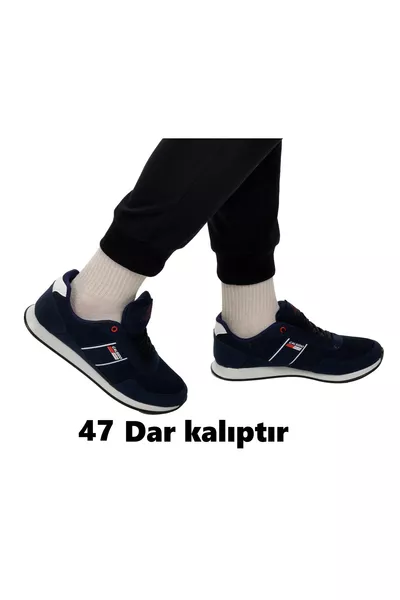 حذاء رياضي مريح يومي بأربطة وتهوية وأرثوبيدي