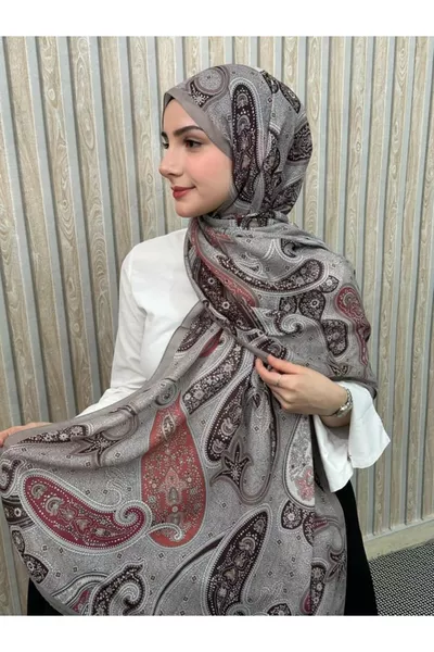 Écharpe jacquard en soie douce