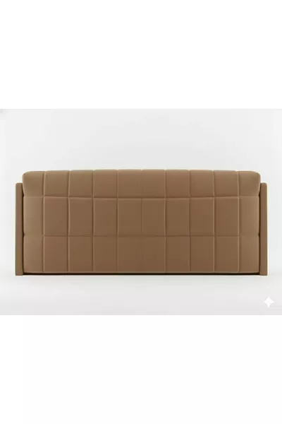Double bed headboard cover with sponge padding