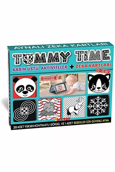 Cartes éducatives miroir Gye Tummy Time
