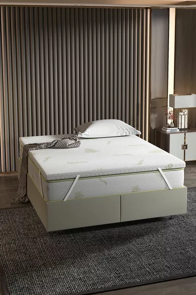 Протектор за матрак, с птичи пух и пяна, пълен ортопедичен, с алое вера, налични размери