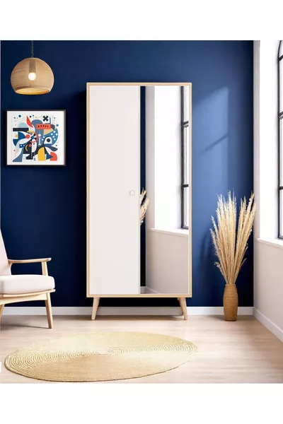 Armadio Aden con Specchio / Armadio / Armadio a Due Ante