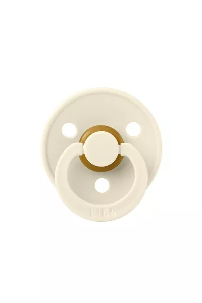 لهاية ملونة بتصميم تشريحي - عاجي 0-6 أشهر