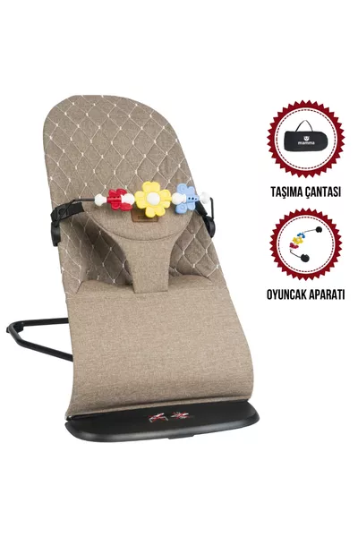 Smile Cotton Schaukel Dreistufiger Babytrage (Spielzeugzubehör und Reisetasche)