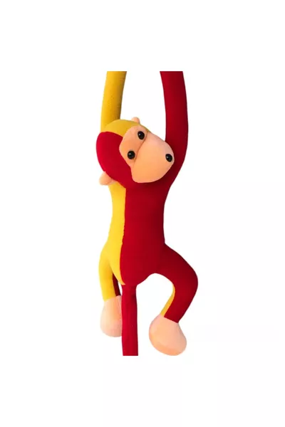 قرد لعبة محشوة لعشاق الفرق، يداه لاصقتان ولطيف، لعبة قرد هدية، سم