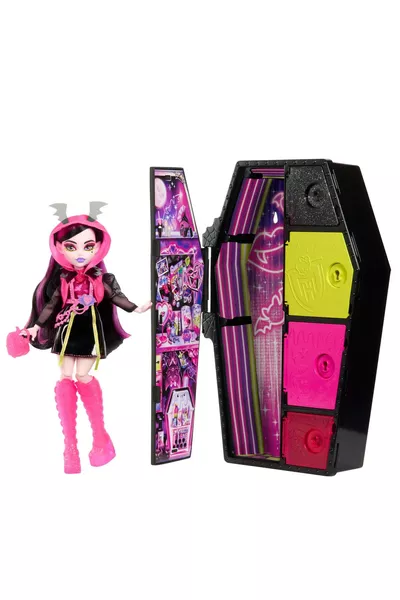 Original Monster High Dolls Mysterious Friends Neon Monster High Series 3 Dolls Draculaura