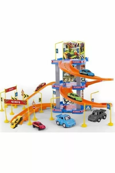 Garage Set 3-Level Parking - 3-Level Super Garage Set Piece