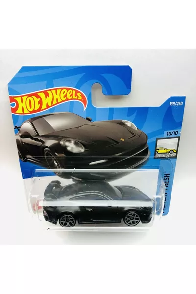 جديد - بورشه جديدة سيارة مصغرة سوداء 1: المقياس ماركة هوت ويلز