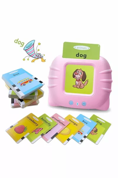 Early Education English Audio Flash Cards with PVC Card Protection, Durable and Tear-Resistant Cards