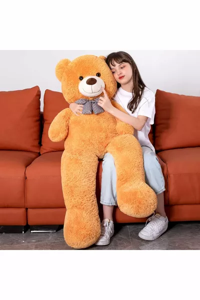 دب محشو بفيونكة - % دمية دب صغيرة محلية بفيونكة