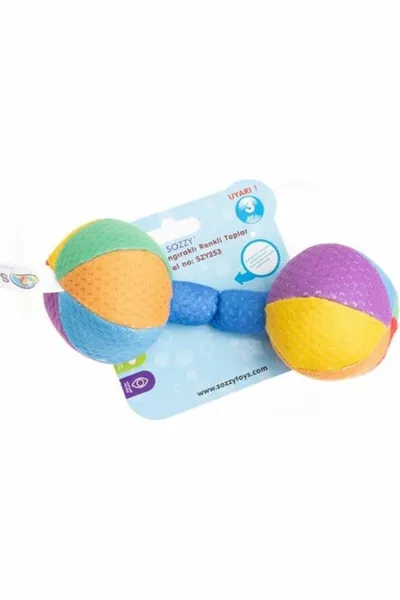 Jouets Balles colorées avec grelot