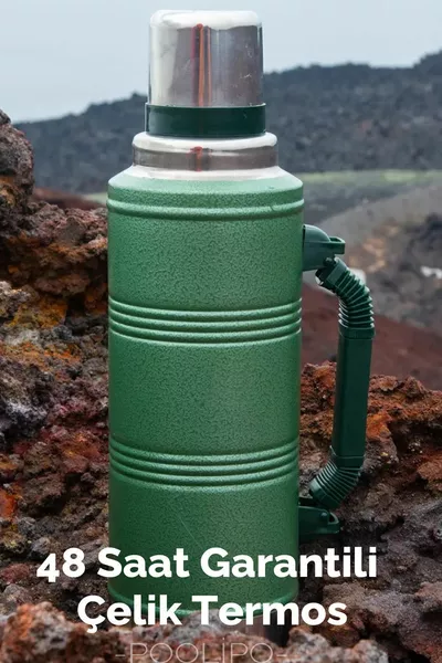 2,2 литра термос за чай от неръждаема стомана, гарантирано за горещо и студено - къмпинг термос