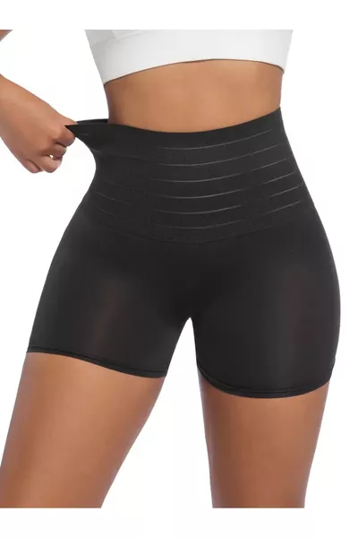 Cagno Model Buik- en Buikcorrigerende Corrigerende Corset Zwarte Kleur