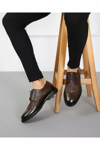 Genuine Leather Eva Sole Brown Classic 