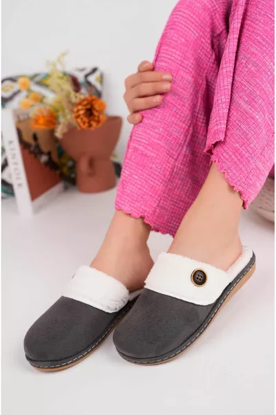 Modafrato CARMEN Women's House Slippers Winter Heeled Slippers