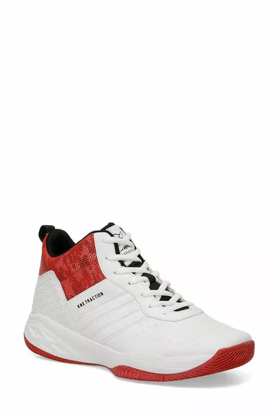 TRACTION PU 4PR Weiß Herren Basketballschuhe