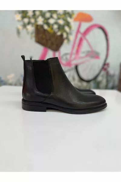  черная кожа кожаная молния классические челси модель легкая подошва мужские ботинки