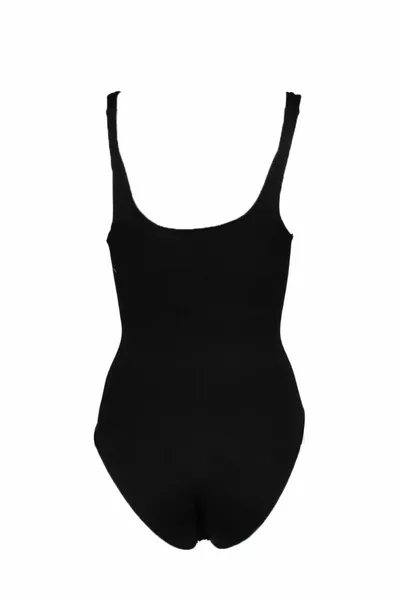 كورسيه نسائي أسود بأزرار ضاغطة 