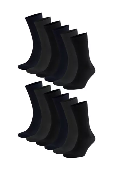 Cotton Multicolor Classic Solid Socks -Pack