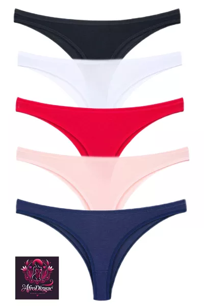 5-Pack Extra Flexible and Extra Soft Thongs