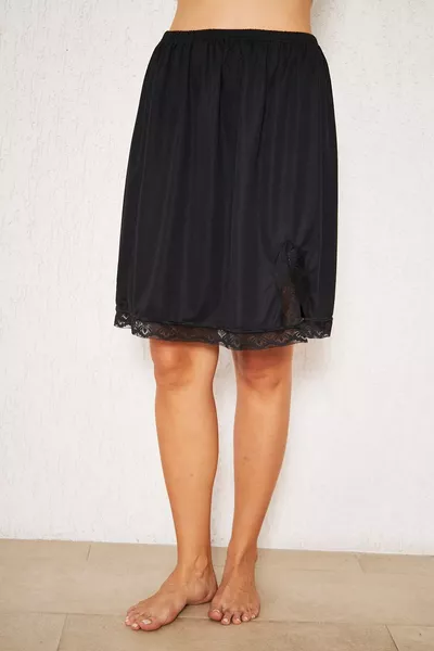 Petticoat Black Slit Skirt Lining, Petticoat Lining, Skirt Lining, Lining, Skirt Lining